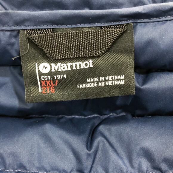 NWT Marmot Mens Echo Blue Featherless Quilted Jacket - Picture 9 of 11